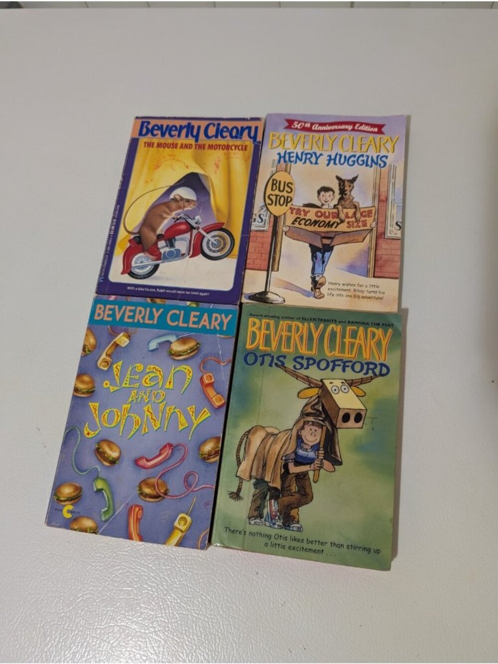 Beverly Cleary  Paperback Book Lot of 4 Ralph Mouse Ramona Quimby Etc